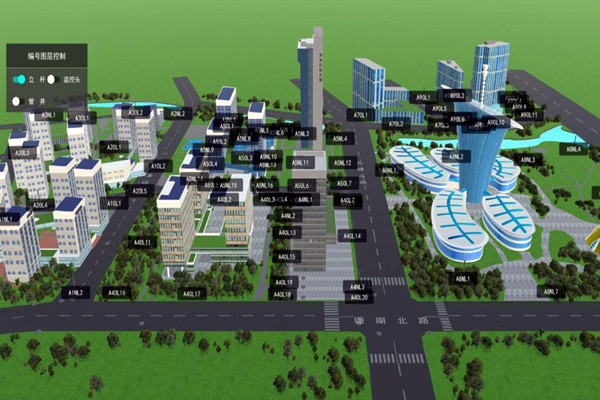 樓宇自控系統(tǒng)BIM可視平臺運(yùn)行主狀態(tài)的實(shí)時(shí)顯示！